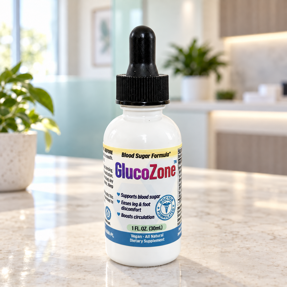 GlucoZone at a practitioner front desk